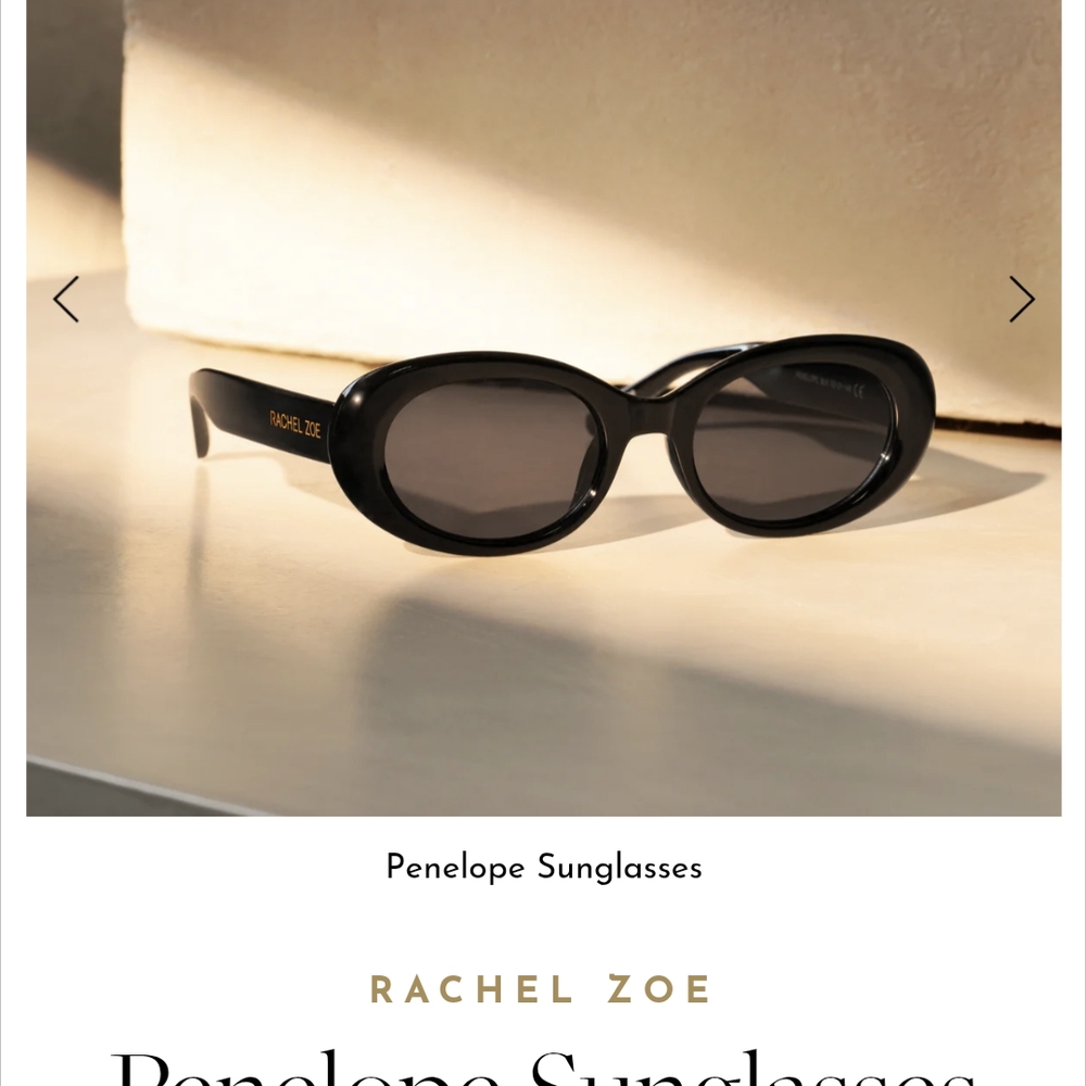 Rachel Zoe Black Sunglasses